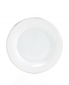 Simply elegant from Charter Club dinnerware. Dishes, like this Platinum Fine Line Round salad plate, are for everyday meals but have a banded edge that shines on formal tables. A flawless choice for every occasion.