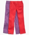 Bold bright colors enliven her fun fashion sense with these skinny stretch jeans from DKNY. (Clearance)