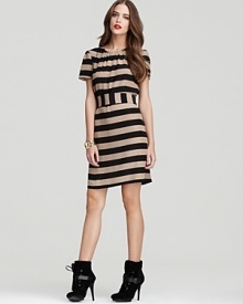 Pippa Dress - Silk Stripe