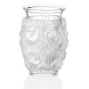 This elegant frosted crystal vase is a stand-alone work of art on a bookshelf or mantle. Fill it with a rich, colorful bouquet of fauna and flora, and it becomes a breathtaking centerpiece on a dining room or coffee table.