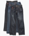 Denim goes detailed with these Ecko Unltd jeans featuring colored back pockets.