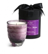 This beautiful candle is made up of bergamot, water lotus, fresh rose, geranium, violet leaves and sandalwood. It is 100% soy wax. Burn time is approximately 40 hours. 