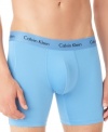 Sleek and comfortable, these stretch Calvin Klein boxer briefs offer a close fit and a modern style.