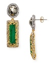 Embellished with multiple stones and crystals, Alexis Bittar's gleaming drop earrings are a typically eclectic style statement from the cool New York designer.