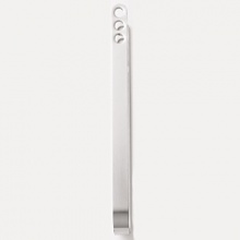 Stainless steel ice tongs designed by Arne Jacobsen as part of the Cylinda Line. Made in Denmark.