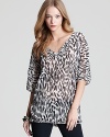 Quotation: Sweet Pea Top - Animal Print Dolman