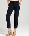 These Vince cropped pants were made for casual Fridays. Cut in a slim silhouette with insets running the length of the sides, they are polished enough for the office, but cool enough for the weeked.