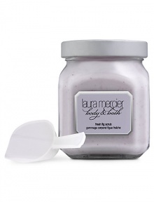 Achieve a radiant and youthful glow by massaging your skin with Laura Mercier's Fresh Fig Body Scrub. This delicious and pampering body polish, made from natural Fig Seeds and Jojoba, gently exfoliates skin, while Shea Butter and Honey naturally condition and protect. Sweet Almond and Rice Proteins, along with Pro-Vitamin B-5 provide moisture balance and protection. For skin that feels super soft and smooth, indulge in this luxurious Body Scrub. 12 oz. 