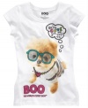 Add some cute flair to her school style with this adorably nerdy Boo tee.