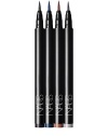 The super-fine precision tip of this new modern liquid liner ensures a flawless even line with just one stroke. Versatile application and precise, high intensity color for up to 24-hour wear. 