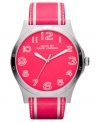 With printed accents, this brightly colored watch from Marc by Marc Jacobs features darling style.