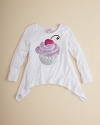 Your little cupcake will love this sparkly pastry-themed top from Sofi.