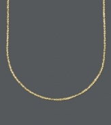 Perfectly luxurious. This perfectina chain in 14k gold adds an extra hint of shine to your outfit. Approximate length: 20 inches.