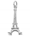 The perfect souvenir from the city of love. Rembrandt's intricate Eiffel Tower charm is crafted from sterling silver and will make the perfect addition to your favorite charm bracelet or necklace. Approximate drop: 1-1/4 inches.