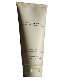 Donna's personal favorite and one of her essentials. She never leaves home without it. A totally luxurious, intensive treatment for the body that leaves skin feeling like it's wrapped in cashmere. Unique, non-greasy formula absorbs quickly with special ingredients that moisturize, soothe and pamper the body. Lightly scented with cashmere mist. For all skin types. 6.7 oz. 