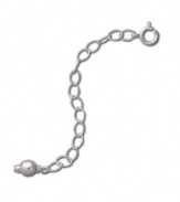 Is your favorite necklace a little too snug? Make it the perfect length with Giani Bernini's versatile necklace chain extender. Matches perfectly with all sterling silver necklaces. Simply add to any chain clasp. Approximate length: 2 inches.