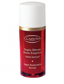 Named Best Anti-Aging Serum by Shape magazine and Best of Beauty Skincare by More magazine. New Super Restorative Serum. An intensive breakthrough treatment that helps replenish, lift, and renew skin challenged by natural hormonal changes due to the aging process. 1.06 oz. Made in France. 