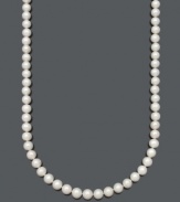 Layer up on glamour with a luxurious strand of pearls. Necklace can be worn long or doubled for an ultra-chic look. Features Belle de Mer AA cultured freshwater pearls with a 14k gold clasp. Approximate length: 36 inches.