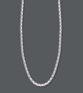 For style that pops -- try Giani Bernini's intricate popcorn chain necklace. Crafted in sterling silver. Approximate length: 18 inches.