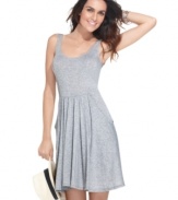 A simple yet stylish swimsuit cover up, lounge pool or beachside in this J Valdi A-line dress!