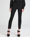 Cropped Rachel Zoe cigarette pants are endlessly cool this fall. Team with a matching suit jacket and flats for the office, then wear solo with stilettos late night and find smashing style success.