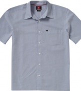 Rethink your weekend wardrobe with this comfy, casual shirt from Quiksilver.