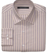 Follow the lines to this well-appointed striped dress shirt from Sean John.