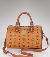 Exude classic style with this heritage-inspired bowling bag from MCM.