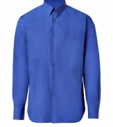 Perfect for work or play, this classic button-down from PS Paul Smith is versatile and incredibly stylish - Small spread collar, long sleeves, front button placket, slim fit, curved hem - Pair with straight leg jeans, chinos, or sleek trousers