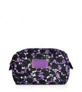 Tote around your makeup essentials in style with this optical print cosmetic bag from Marc by Marc Jacobs - Top zip closure, front logo plaque, logo stitching details - Perfect for everyday use, travel, or as a thoughtful gift