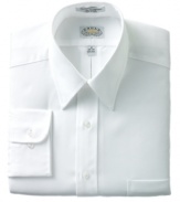 For a dapper dress shirt with non-iron ease, get this elegant Eagle button-down.