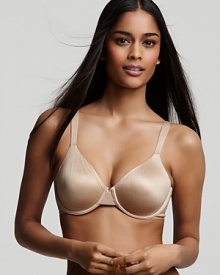 A sleek bra with extra coverage that feels as good as it looks. With cushioned support and ergonomic cushioned straps.