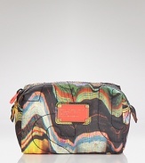 Put your products in a retro place with this '70's-inspired beauty bag from MARC BY MARC JACOBS.