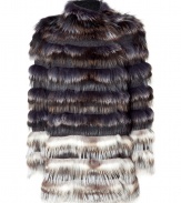 The ultimate luxury piece, this cashmere and fur coat from Yves Salomon will bring standout style to any look - Stand collar, fold-over closure, cashmere and fur panels, slim fit, two-tone fox fur - Wear with an elevated jeans-and-tee ensemble or a cocktail look