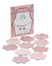 Fashion Forms breast petals 5 pack. Breast petals for a smooth look with a softly padded center and no-show design. One time use.