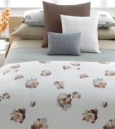 Coordinate your Teaflower bed from Calvin Klein with this bedskirt, featuring a warm, tan hue in pure cotton softness.