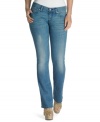 Classic bootcut style plus a rich, whiskered wash equal the perfect city jeans! From Levi's.