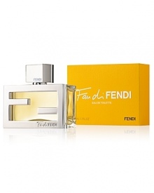 Fan di FENDI is a pure object of desire. A glamorous piece of sensual gold. The Eau de Parfum is an exciting fragrance, a sexy scent for the skin: radiant, sensual, and addictive.Top Notes: Pear, black currant accord, tangerine, pink peppercorn. Heart Notes: Damascena rose, yellow jasmine. Base Notes: Soft leather accord, patchouli.