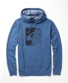 Layer up your casual look with this pullover hoodie from Quiksilver.