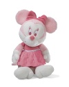 Ultrasoft plush Minnie Mouse doll in a pink motif.