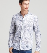 Diesel Savage Toile Print Sport Shirt - Slim Fit