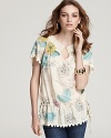 Quotation: Johnny Was Collection Top - Embellished Floral