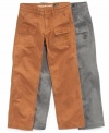 These cargo pants from Timberland bring some rugged-style to his cold-weather wardrobe.