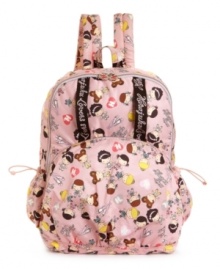 Yummier than any other, this darling backpack is available in four adorable prints to carry all your stuff in fabulous Harajuku Lovers style.