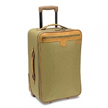 The Hartmann Packcloth Collection offers the ultimate in practical convenience-with classic, sophisticated style. Made of extremely durable, lightweight 400-denier nylon with antique brassware and Hartmann's signature trim, the 21 expandable rolling traveler whisks you out of town with ease.