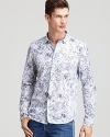 Diesel Savage Toile Print Sport Shirt - Slim Fit