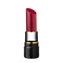 This striking lipstick, designed by Asa Jungnelius, is cheeky and just a bit daring in glistening noir.