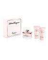 Set includes 1.7 oz. Eau de Parfum, 1.7 oz. Body Lotion Tube, 1.7 oz. Shower Gel Tube.