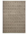 Inspired by early African textiles, the Zanzibar area rug presents a reinvented design in fresh color for the modern home. Its streamlined, low-cut pile and durable construction offer a handsome, lasting finish to any room. (Clearance)