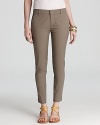 Summer's staple style, these cropped Vince pants have arrived in go-with-all taupe. Casual. Cool. Can't-live-without.